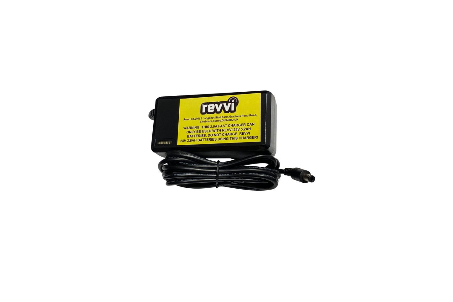 Revvi Charger 2.0A - Fast Charger - For use with 16"/16"+/16"XL Bikes
